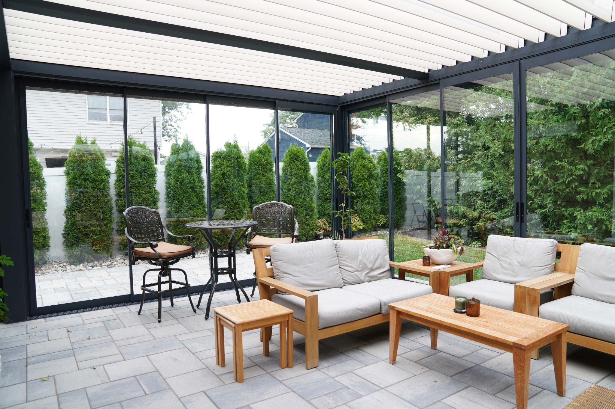 Outdoor space ready for transformation